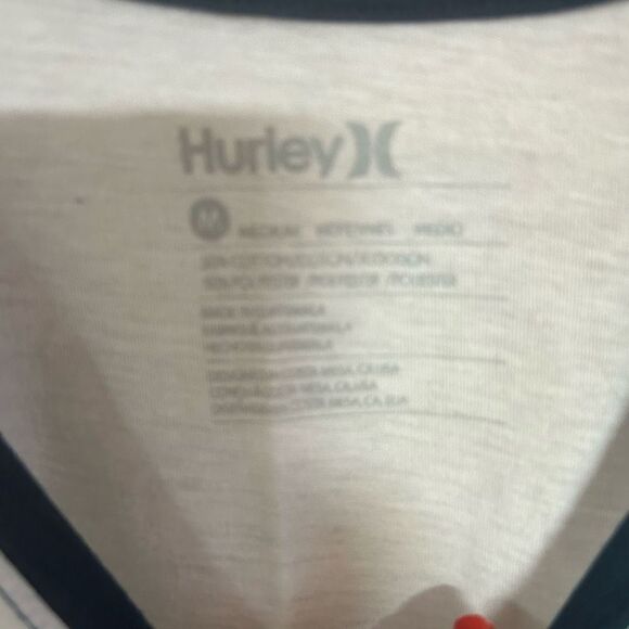 Hurley Size Medium (M) 3/4 Sleeve There are Nights when the Wolves are Silent - Picture 3 of 5